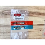 Embossed LOGO 4WD AWD GENUINE CAR TAIL STICKER 86316-P2000
