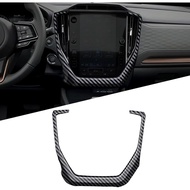 for 2025 Subaru Forester Accessories GPS Navigation Screen Panel Cover ABS Carbon Fiber Center Conso