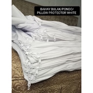 BAHAY BULAK/PONDO/PILLOW PROTECTOR WHITE