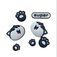 Crocs jibbitz pins Charms（Justin Bieber-Drew）DIY decoration Shoes Charm Button Ready Stock