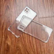 Silicone flexible case for Samsung F42 transparent and shockproof with 4 corners