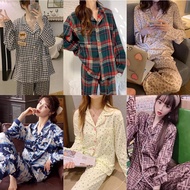 ❉﹊[COD] Korean Pajama Long Sleeve For Women Sleepwear