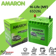 [ 65D26R/L | NS70 | NS70L ] Amaron Hi-life | Car Battery Bateri Kereta | Waja Perdana Wira Camry Unser Sentra Serena Ria