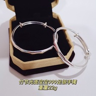 999pure Silver baby bangle 宝宝999足银手镯一对