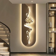 Wall Lamp Corridor Decorative Painting in the Shape of Chinese Letters and 9 Elegant Minimalist Gold