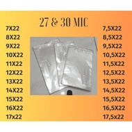 (THICK) OPP PLASTIC x22 Invitation/ Seal Plastic/ Blank Plastic/ 7x22/ 8x22/ 9x22/ 10x22/ 11x22/ 12x