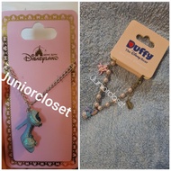 🆕️ Authentic Hong Kong Disneyland x Disney Princess Cinderella shoe necklace/ Stella Lou bracelet