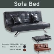 Sofa Bed PU Leather / SOFA 3 SEATER / FOLDABLE SOFA BED