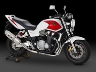 YOSHIMURA Motorcycle Muffler Slip-on R-77J Cyclone EXPORT SPEC Government Certified STBC Titanium Bl