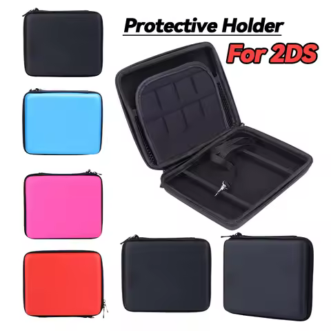 Hard EVA Storage Zip Case Protective Holder For Nintendo 2DS Game Card Shell Cover Bag High Quality 