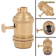 GREAT Bulb Socket, Copper Material E26 E27 Base Lamp Socket Holder, Vintage Light Socket DIY Lightin