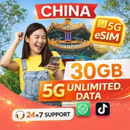 China 5G eSIM ⚡ Auto VPN | 8–15 Days | High Speed Unlimited Data | Best Price