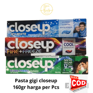 Closeup Pasta Gigi Everfresh Icy White 160 g Triple Fresh Close Up Toothpaste herbal