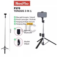 NeePho Selfie Stick Tripod P170 170cm with wireless remote