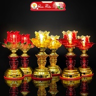 High-end Lotus Altar Lamp with Super Bright Led TRUTH THIEN BEAUTY, Family Altar Decorations, Buddha