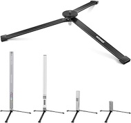 NEEWER Metal Mini Tripod Base for TL120C TL60 CL124 Tube Light Wand Stick, Extra Stable Foldable Han