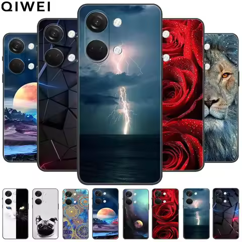 For Oneplus Nord 3 Case Space Silicone Black Soft Bumpers for One Plus Nord 3 5G Protect Covers 1+ N