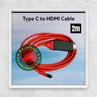 TYPE C TO HDMI CABLE 2M