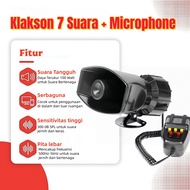 Klakson/Sirine Patwal 7 Suara + Microfon Sirine Patwal Touring Universal Motor & Mobil