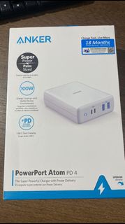 Anker - PowerPort Atom PD 4 100W 雙PD 4 USB充電器 A2041