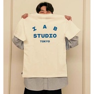 100% Cotton IAB STUDIO New Style Street Wear Round Neck Short Sleeve Couple Style