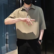 ✨Comfortable Men Polo Shirt Plus Size Kemeja Lengan Pendek Lelaki Fashion Casual Baju T Shirt Lelaki