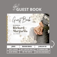 Wedding Guest Book Guest Book Custom Photo & Name/