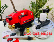 máy rửa xe mini Boss b11 3500w công nghệ mới.Có chỉnh áp trên thân máy