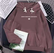 jaket hoodie cewek Grown Positive sweater cewek remaja l xl xxl hoodie wanita aesthetic switer anime