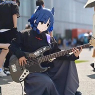 LKBENNETT Bocchi The Rock Guitar Strap, Adjustable Guitarhero Yamada Ryo Bass Strap, Cartoon Flowers