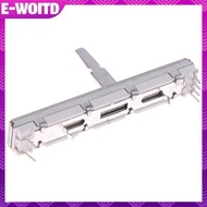 E-WOITD 1Pc For 60mm DJM 350 400 600 700 800 Push Fader Straight Slide Potentiometer DJ Mixer Stereo