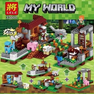 Mainan Balok Bangunan Minecraft My World Village City Tree House