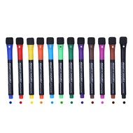(UMEZ) 12 Colors White Board Markers Dry Erase Marker with Eraser Cap Dry Erase Markers Fine Point T
