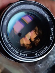 鏡頭 minolta  58mm f1.4 MD 美品 含 前後蓋