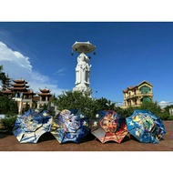 High-quality 2-tier spirit beast fishing umbrella 2.2m and 2.4m