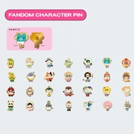 FANDOM CHARACTER PIN GMMTV Brooch Pin Tudung Kerongsang Tudung Brooch Tudung