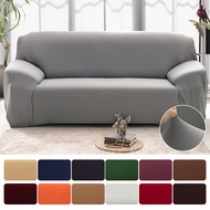 1PC Solid Color Sofa Covers for Living Room Elastic Sofa Cover Corner Couch Cover Sofa Slipcovers Chair Furniture Protector