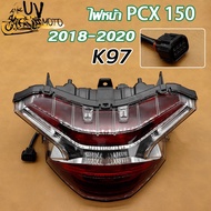 ไฟท้าย รุ่น พีซีเอ็กซ์ PCX 150 ปี 2018-2020 ทั้งชุดพร้อมขั้วเเละหลอดไฟ L.E.D