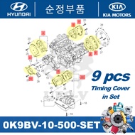 0K9BV-10-500-SET Timing Cover Set for Kia Carnival V6 2.5 & Naza Ria K55A/K58A (9pcs in Set)