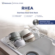 Mothersco Rhea Stainless Steel Kitchen Sink Rack | Dish Drying Rack | Extendable Dish Drainer