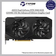 ASUS Dual GeForce RTX 2060 EVO 6GB GDDR6 192-Bit Advanced Edition Graphic Card DUAL-RTX2060-A6G-EVO 