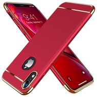 IPhone XR 3 ใน 1 ไฮบริดพลาสติกแข็งพร้อมแบบด้าน Slim บางเคสโทรศัพท์สำหรับ iPhone XR 6.1 !