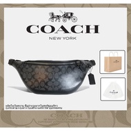 กระเป๋า Coâćh แท้ Crossbody bag กระเป๋าผู้ชาย F79037 F78777 F69305 F79149 กระเป๋าคาดเอว กระเป๋าคาดเ