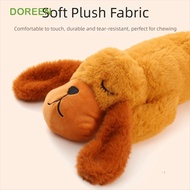 DOREEN Sleep Aid Doll, Comfortable Calming Heartbeats Sound Dog Plush Toy, Pet Heartbeat Heartbeats 