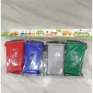 Lucky88toys CHILDREN'S TRASH CAN TOY CONTAINS 4 PCS