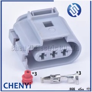 3 Pin 1J09737236 1J0973723G 3.5mm Auto Fog Lamp Light Socket Crankshaft Sensor Connector 1J0 973 723