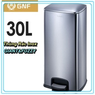Thùng Rác GIANT&FUZZY TRASH BIN 30L Cao Cấp ⚜️Home and Garden⚜️