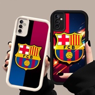 GK-7 Barcelona Black and White Silicone Casing for OPPO Realme A5 14T 14X 2025 A5X 14 C71 C73 A4 5G