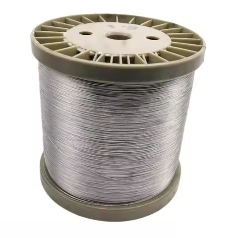 0.1-2MM Marine Grade 316 Single Stainless Steel Wire Rod Tiny Soft or Rigid Stroke Line Fishing Band