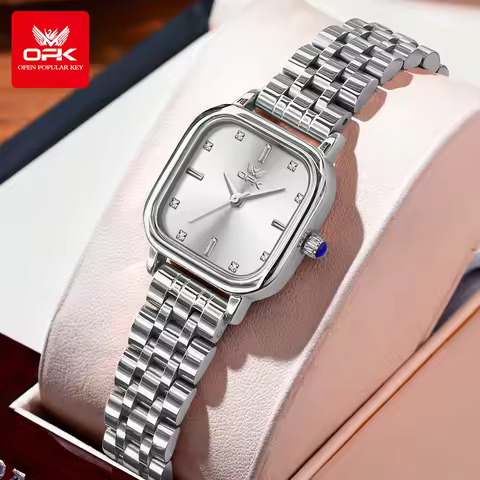 OPK 8178 Quartz Watch for Women Stainless steel Strap Simplicity Wristwatch
